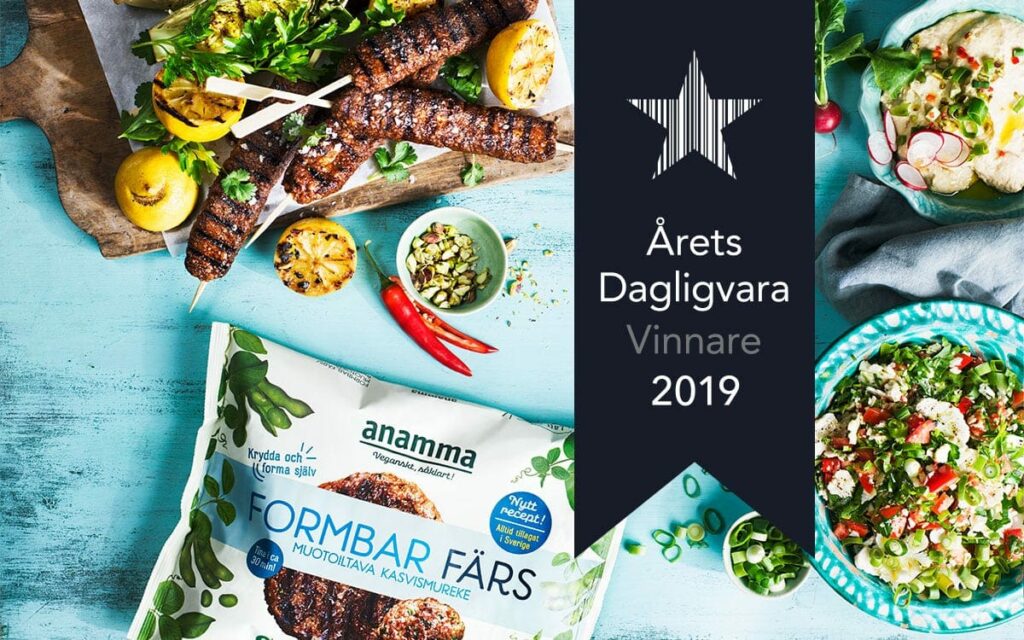 Årets dagligvara 2019, formbar färs - Anamma