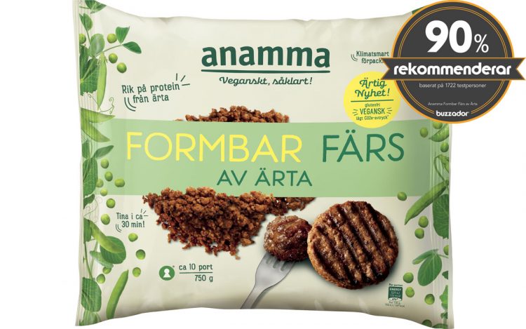 Formbar färs av ärta - Anamma