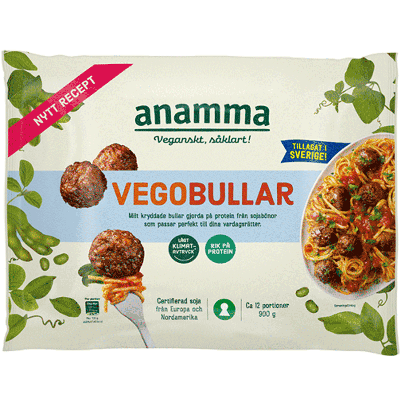 Vegobullar 900 g - Anamma