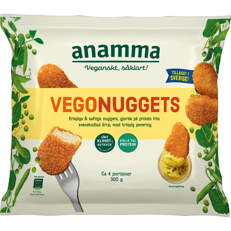 Vegonugget av Ärta