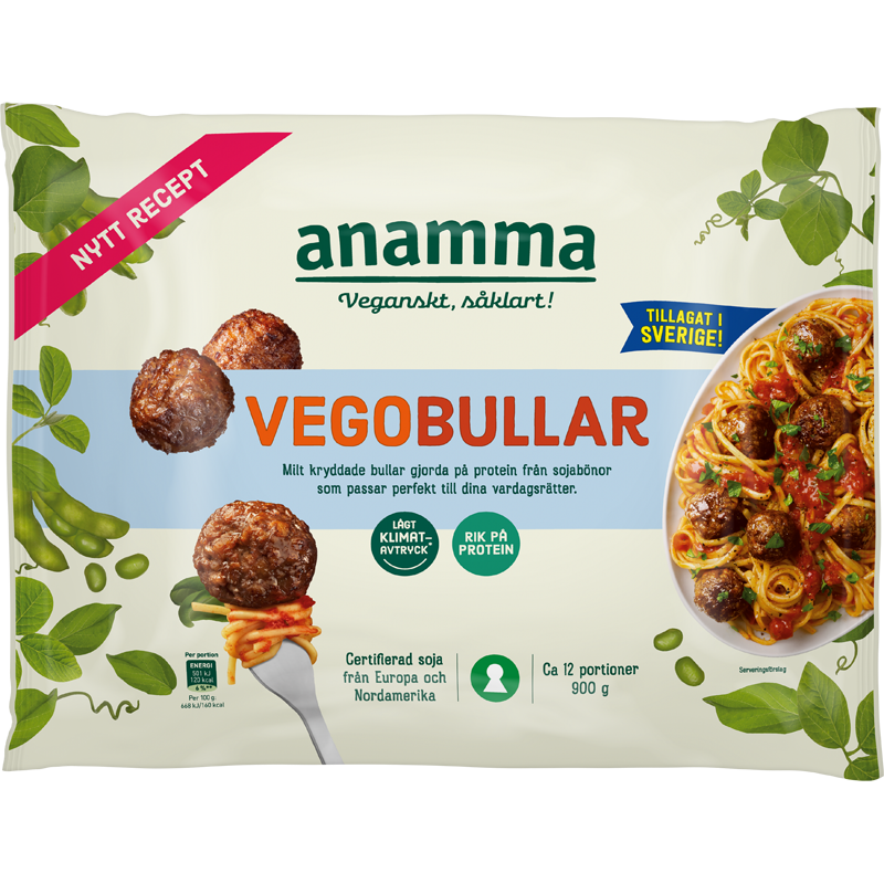 Vegobullar 900g